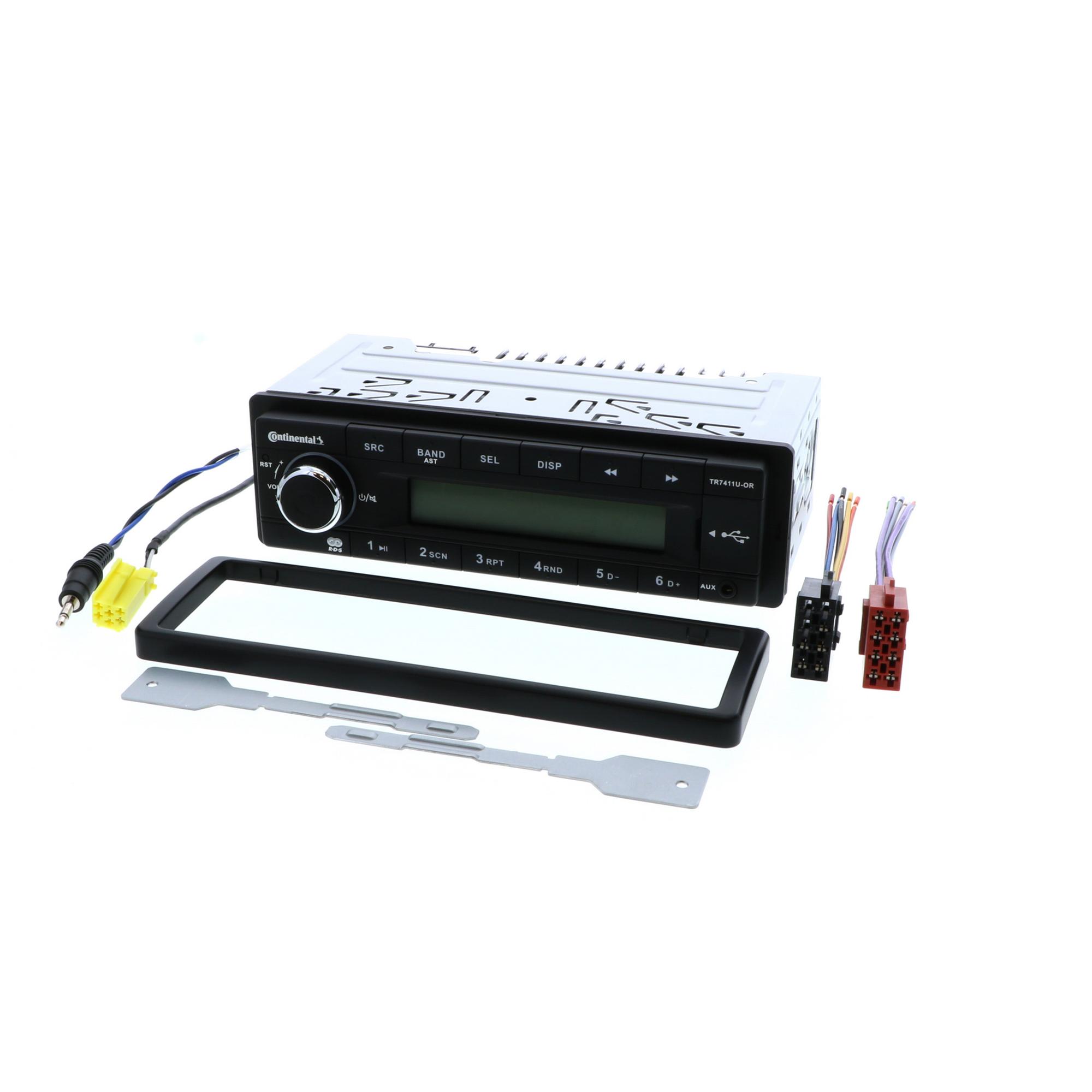 カーオーディオ continental TR7411U-OR Continental Stereo with AM/FM/USB 12v #TR7411U-ORK | eBay